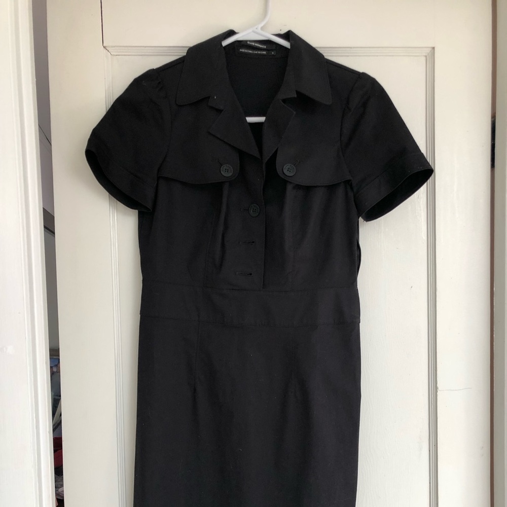 Club Monico size 6 black sailors dress
